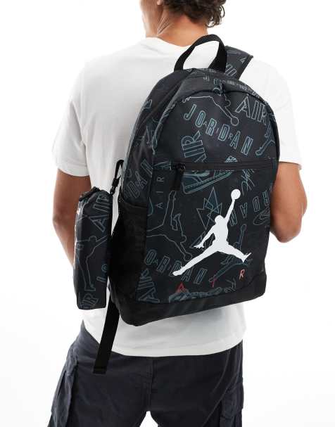 Jordan Air - Sac à dos avec trousse à imprimé - Noir - view 1