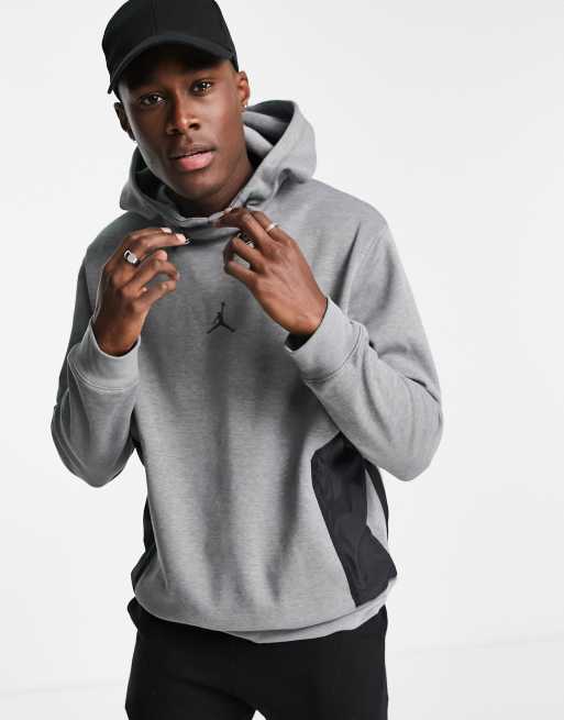 Jordan Air - Statement hoodie van fleece in grijs 