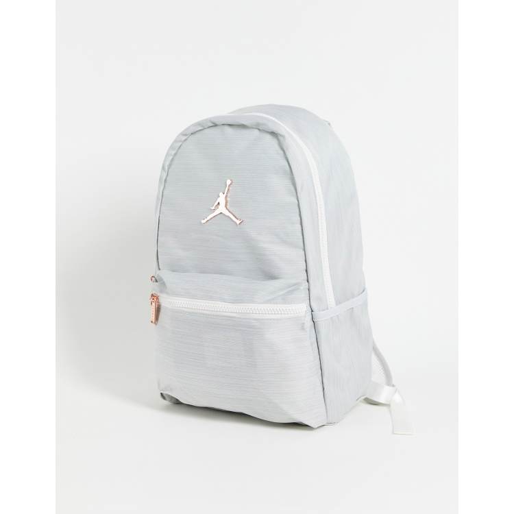 White leather best sale jordan backpack