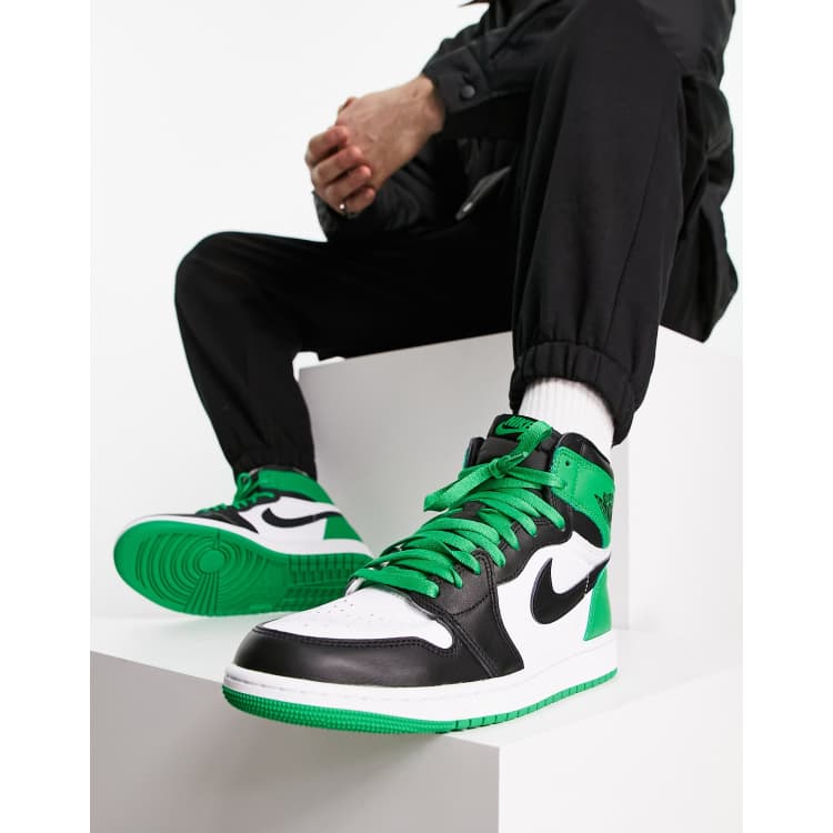 Nike jordan outlet green black