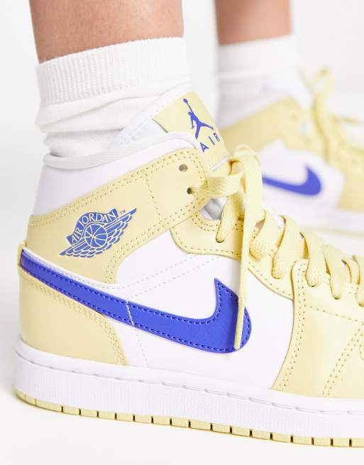 Air jordan jaune femme hot sale