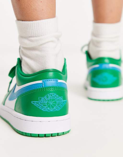 Green white hot sale jordan 1