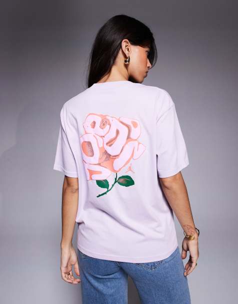 Jordan backprint t-shirt in purple