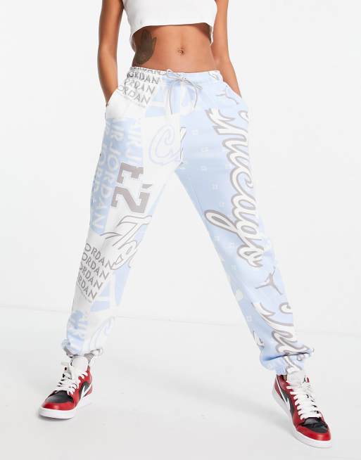 All over store print joggers