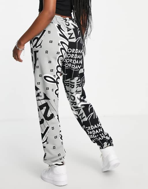 Jordan print hot sale joggers