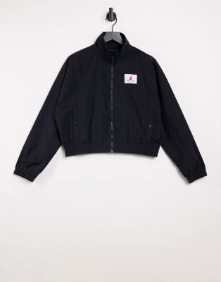 black jordan bomber jacket