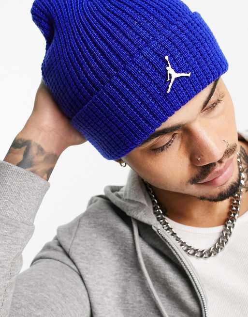 Jordan Bonnet style utilitaire avec logo m tallique Bleu royal