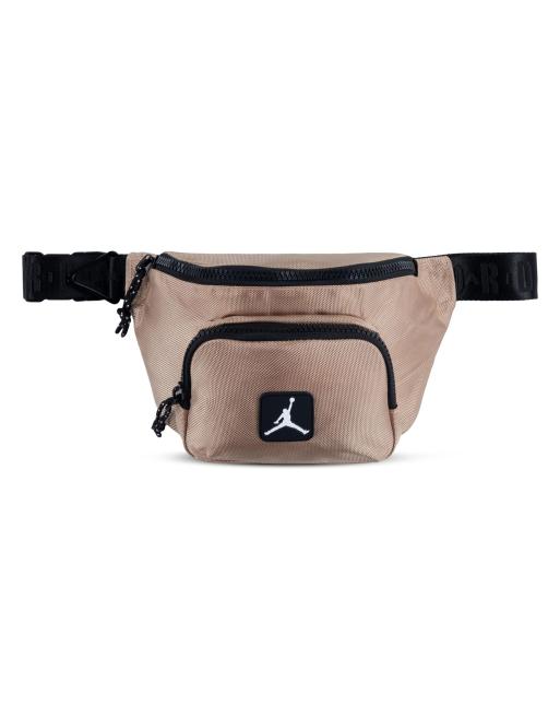 Jordan - Borsa a tracolla marrone con logo in 3D