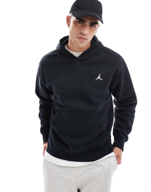 Jordan brooklyn fleece hoodie in black