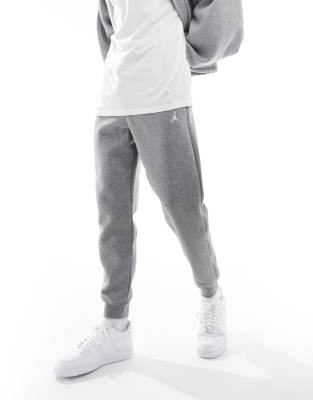 Jordan brooklyn fleece joggers in grey φωτογραφία