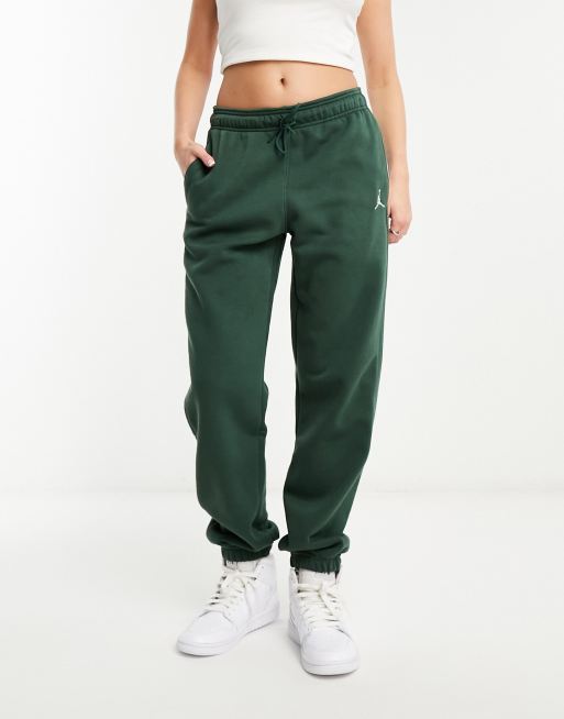 Jordan Brooklyn fleece joggers in jade green