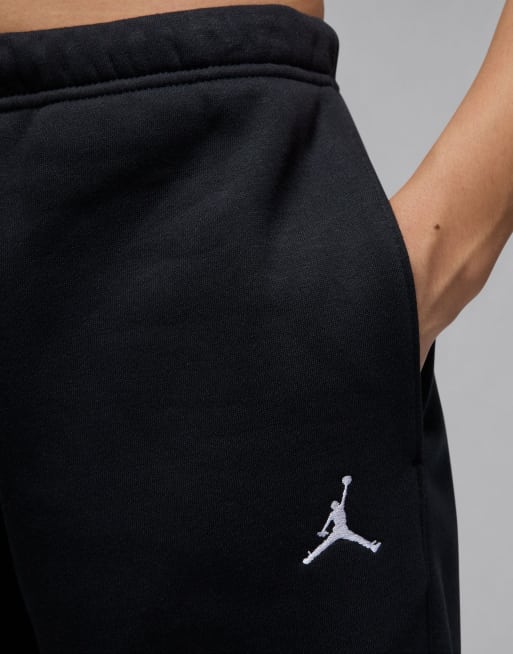 Jordan Brooklyn fleece sweatpants in black, 3 of 4