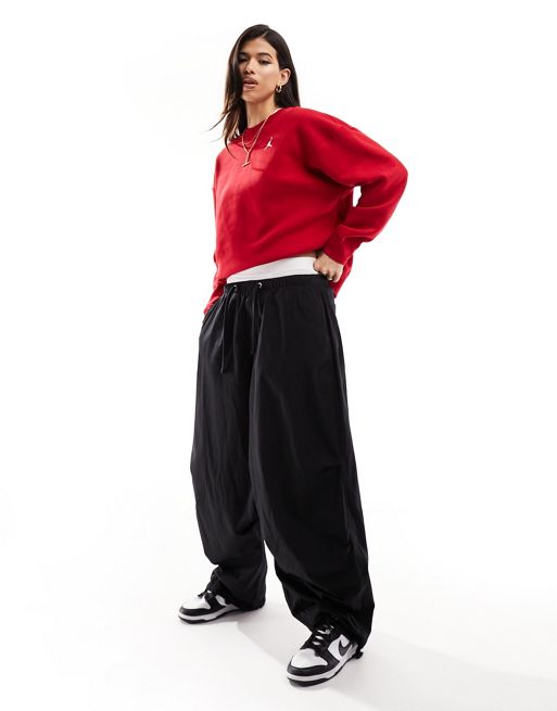 No Boundaries Women's Sweatpants Activewear Sherpa Lined Red Black White 2XL(19)