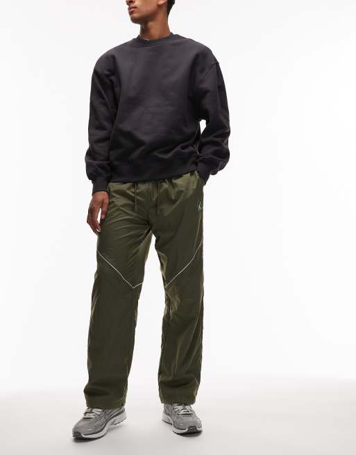 Jordan Brooklyn Flight trousers in khaki, 2 of 5
