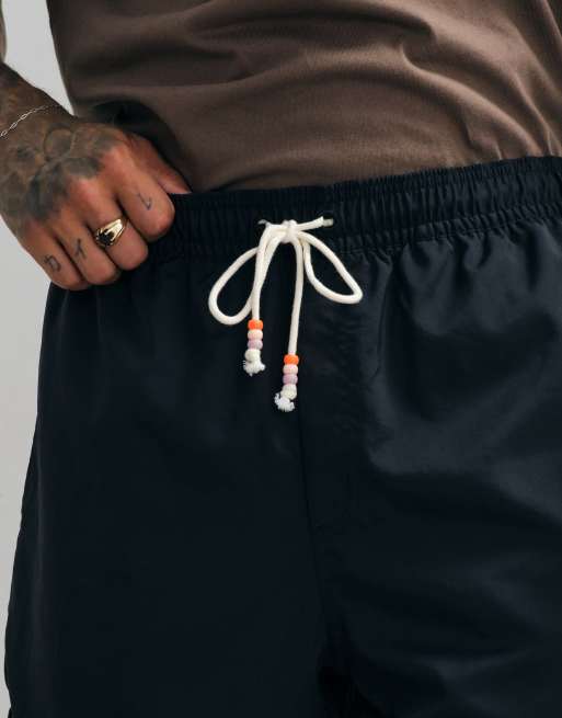 Jordan Brooklyn gewebte Shorts in Schwarz, 4 von 5