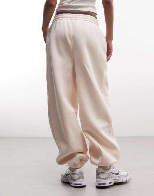 Jordan Brooklyn joggers med muddar i creme, 5 av 5