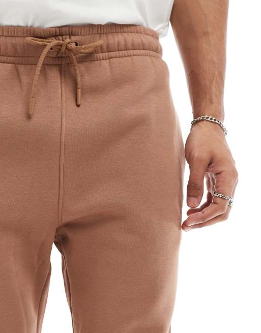 Jordan - Brooklyn - Joggingbroek van fleece in bruin, 5 van 5