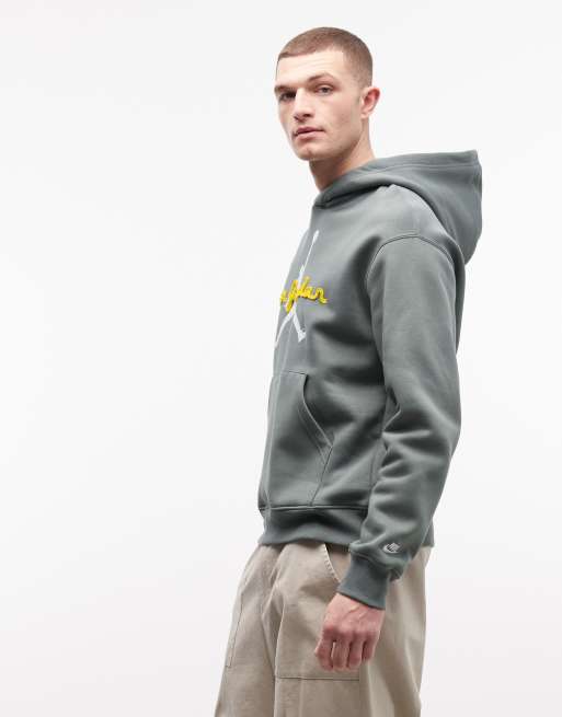 Jordan – Brooklyn – Kapuzenpullover aus Fleece in Dunkelgrün, 4 von 5
