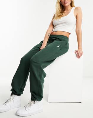 Jordan Brooklyn fleece joggers in jade green - ASOS Price Checker
