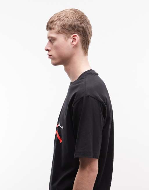 Jordan - Brooklyn - T-shirt basic nera, 4 di 5