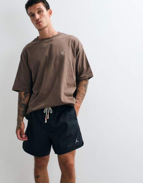 Jordan Brooklyn vævede shorts i sort - view 1