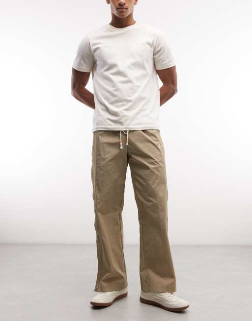 Jordan Brookyln woven trousers in beige, 3 of 5