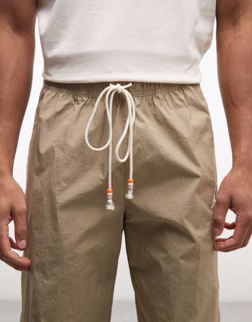 Jordan Brookyln woven trousers in beige, 4 of 5
