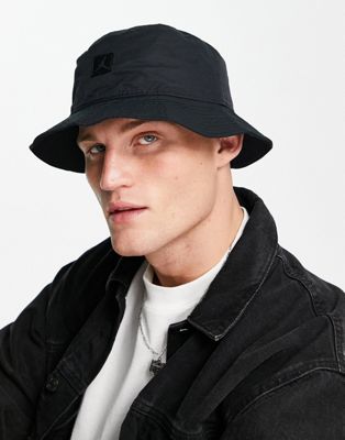 Jordan centre logo bucket hat in black - ASOS Price Checker