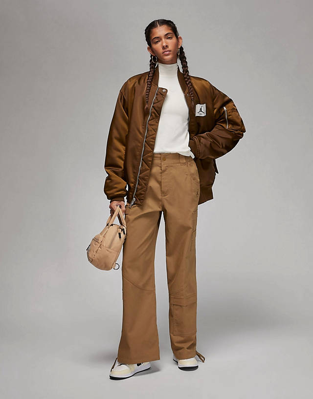 Jordan - chicago cargo trousers in brown
