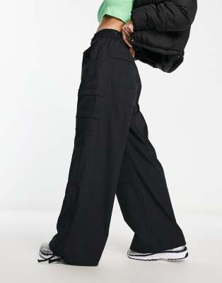 Jordan Jordan chicago multi pocket cargo trousers in black