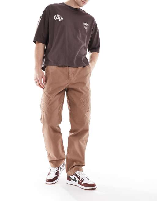 Jordan Chicago trousers in brown ASOS