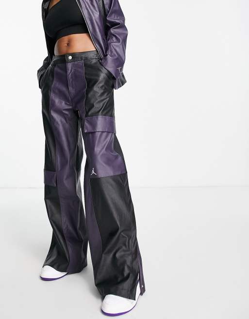 Purple jordan online joggers