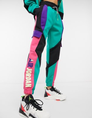 Nike Jordan colour block tracksuit in 