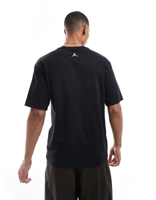Jordan – Czarny T-shirt z grafiką, 3 z 4