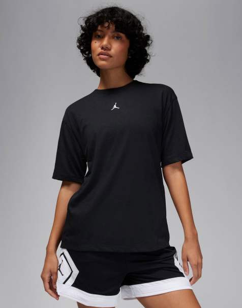 Jordan diamond jumpan t-shirt in black