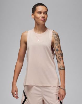 Jordan diamond jumpman tank top in beige-Neutral