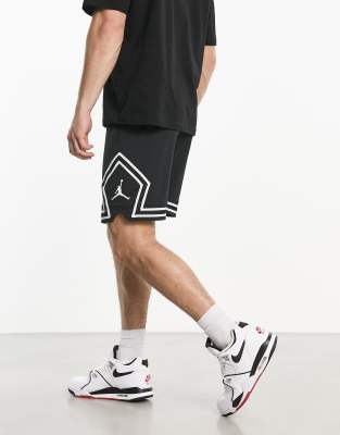 Jordan diamond mesh shorts in black - ASOS Price Checker