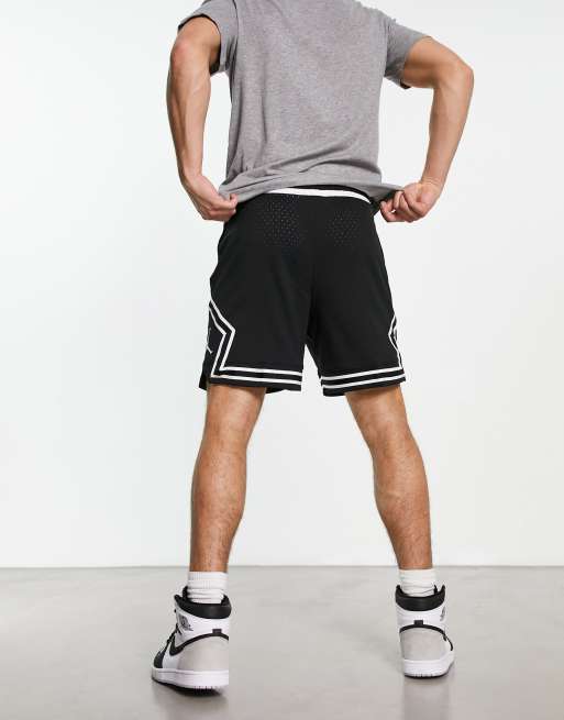 Jordan diamond sport mesh shorts in black