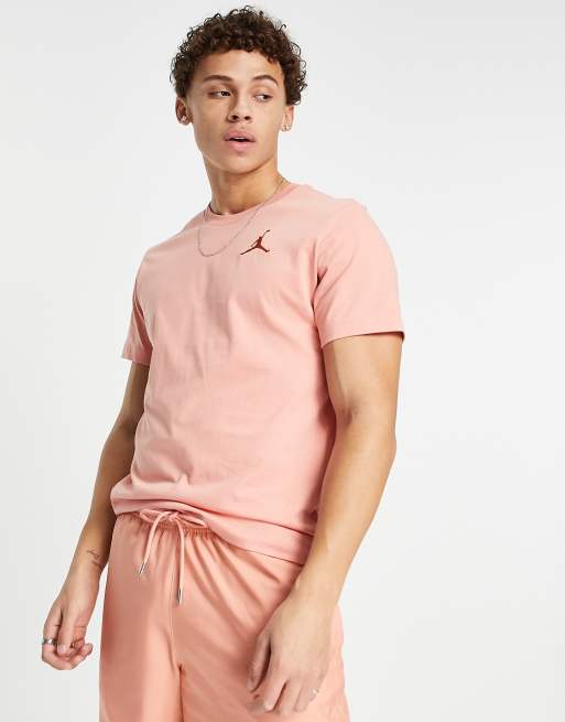 Jordan embroidered logo t-shirt in madder root s7