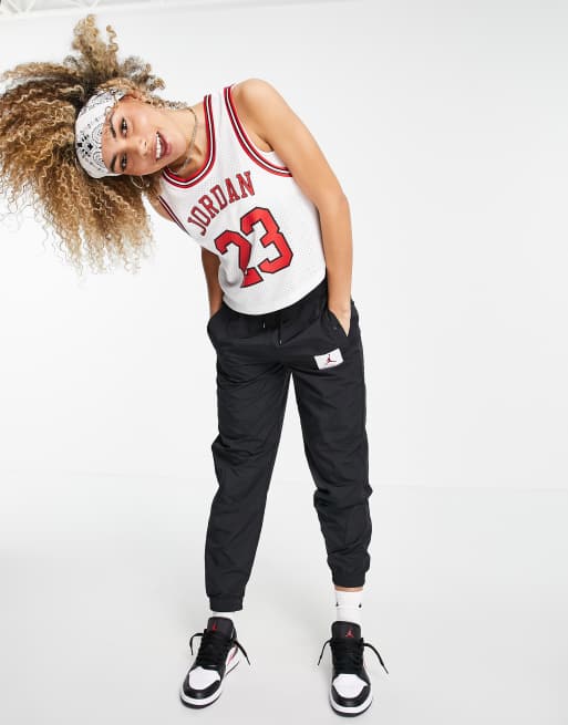 Jordan – Essential – Basketball – Vitt och rött linne i jersey , 4 av 4