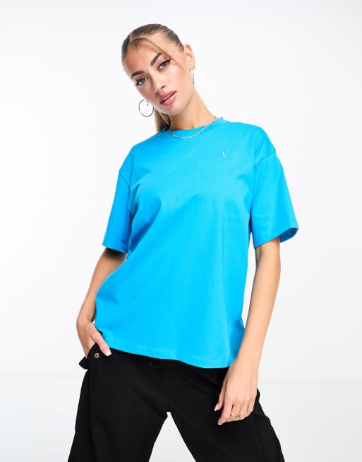 Jordan essential core t-shirt in laser blue | ASOS