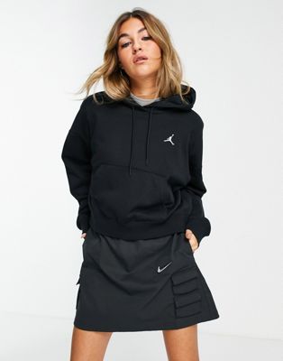 Jordan essential fleece hoodie in black