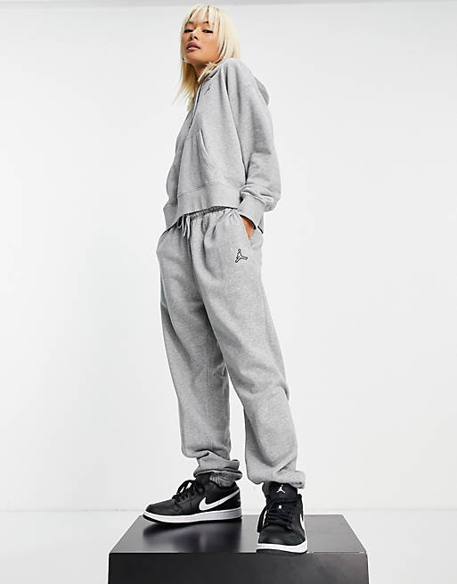 Jordan essential fleece joggers in grey