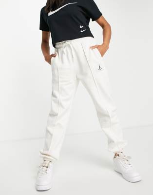 all white jordan sweatsuit