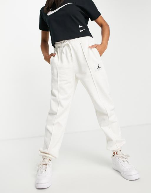 White jordan sweatpants sale