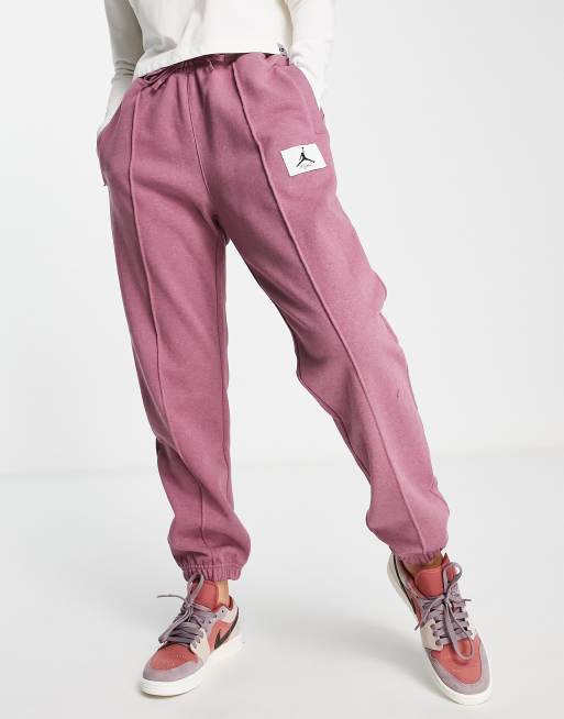 Jordan essential fleece joggers in purple ASOS
