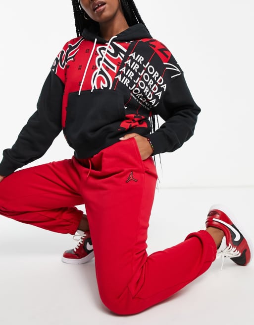 Jordan JDN MJ ESSENTIALS UNISEX SET - Tracksuit - gym red/red