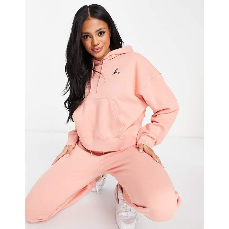 Light pink pullover hoodie hotsell