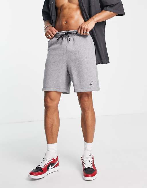 Jordan sweat shorts sales grey