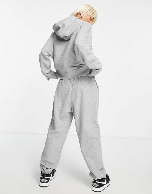 Jordan – Essential – Grå mjukisbyxor i fleece, 4 av 4